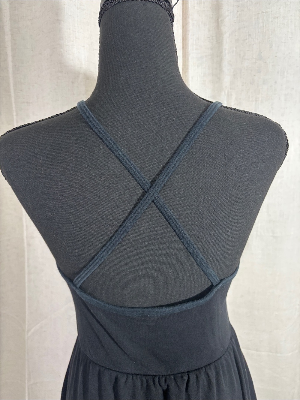 American Apparel Black Tank Mini Dress - Picture 3 of 6